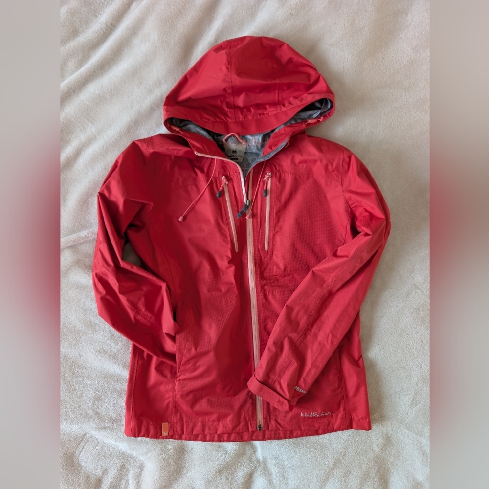 Wind River Red Hooded Rain Jacket